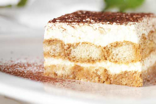 Šlehačkové Tiramisu