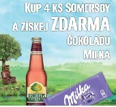 Kup 4ks Somersby a získej MILKU zdarma!