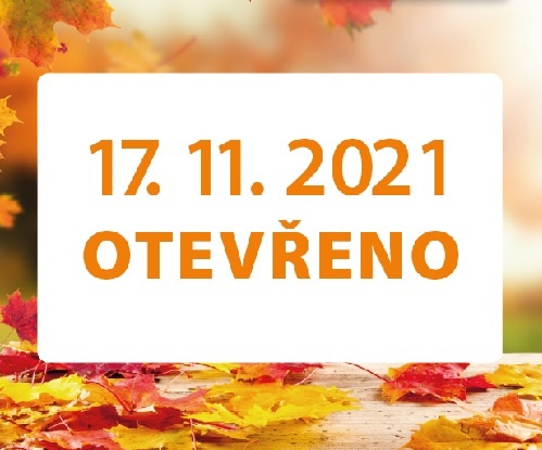 17.11.2021 OTEVŘENO