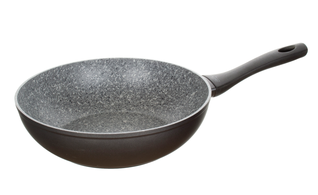 Pánev WOK s nepřilnavým povrchem Smart STONE Grey 28 cm