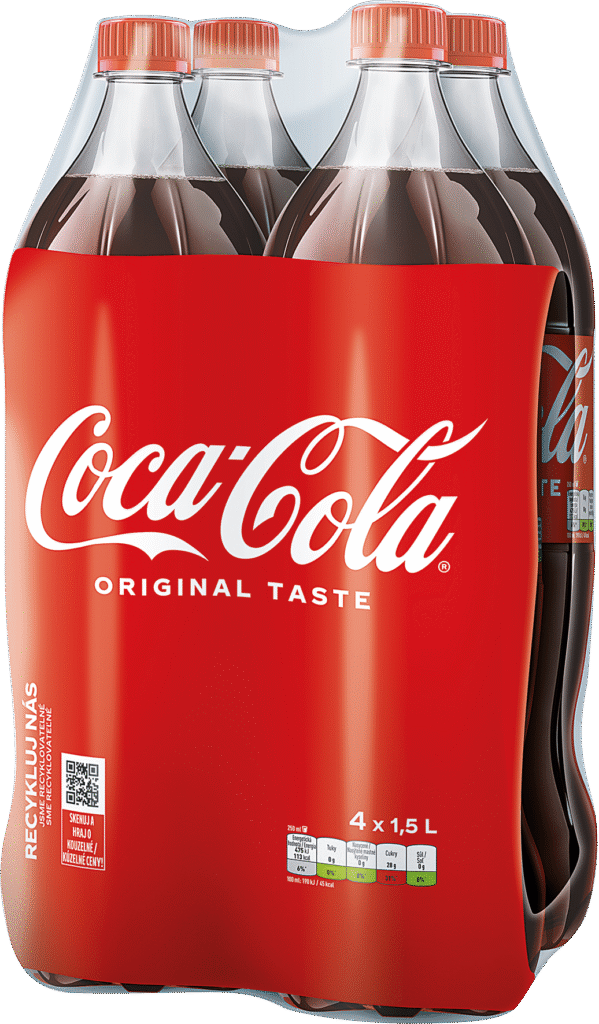 Coca-Cola limonáda sycená 4×1,5 l PET