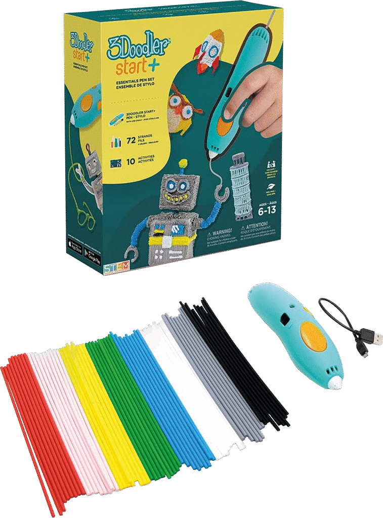 3Doodler 3D Pero Start+ a 72 náplní + 12 šablon