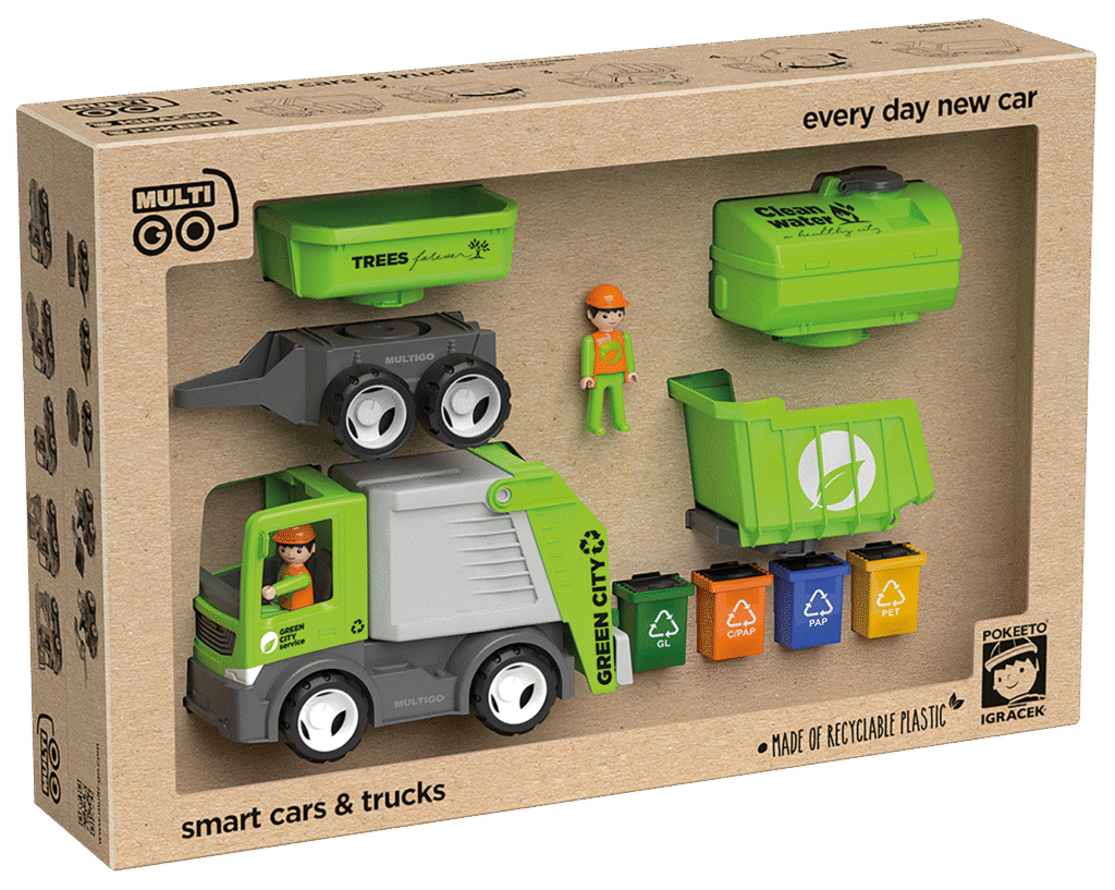 ECO MultiGO City set – figurky Igráčků s auty