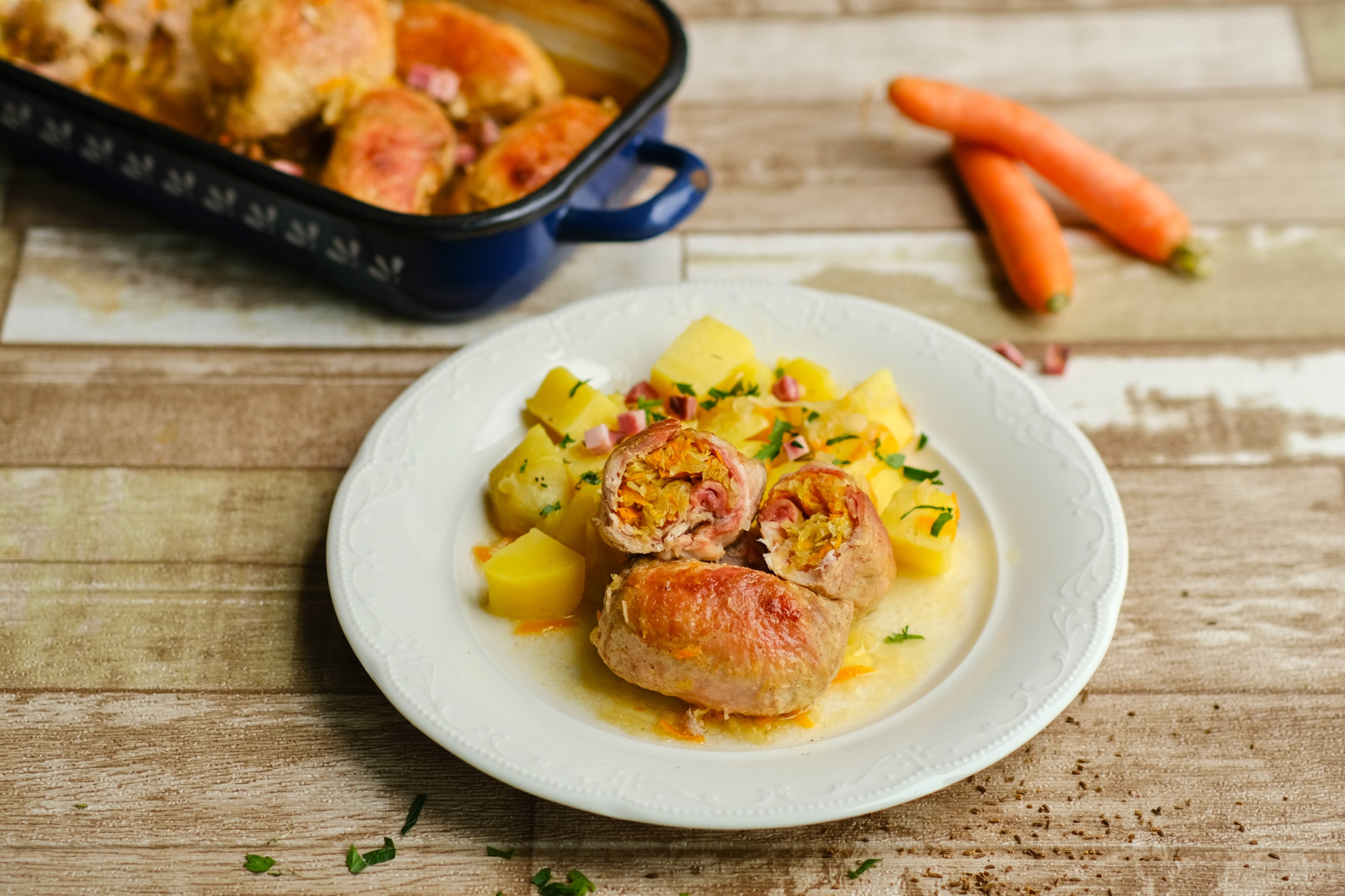 Záhorácký závitek z kotlety