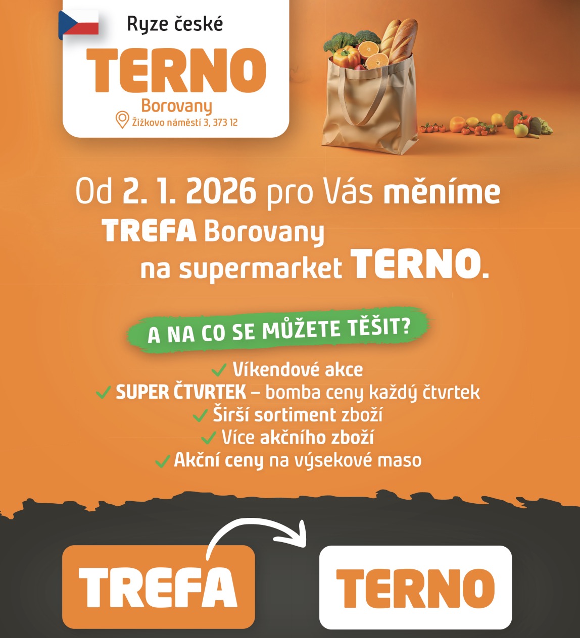 Trefa Borovany v novém kabátě – TERNO Borovany