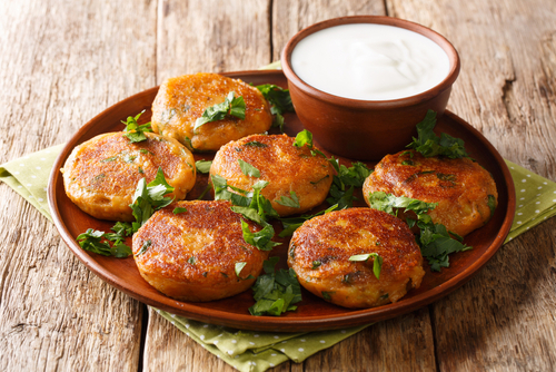 Aloo tikki – indické bramborové placky