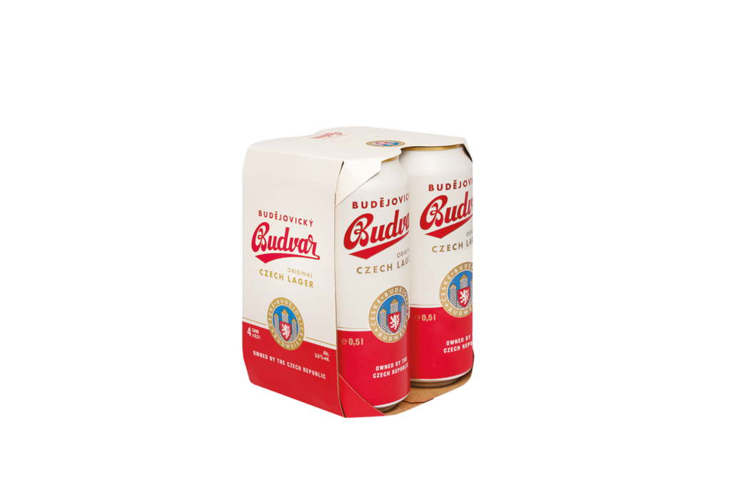 Budweiser budvar original 4x 0,5 l